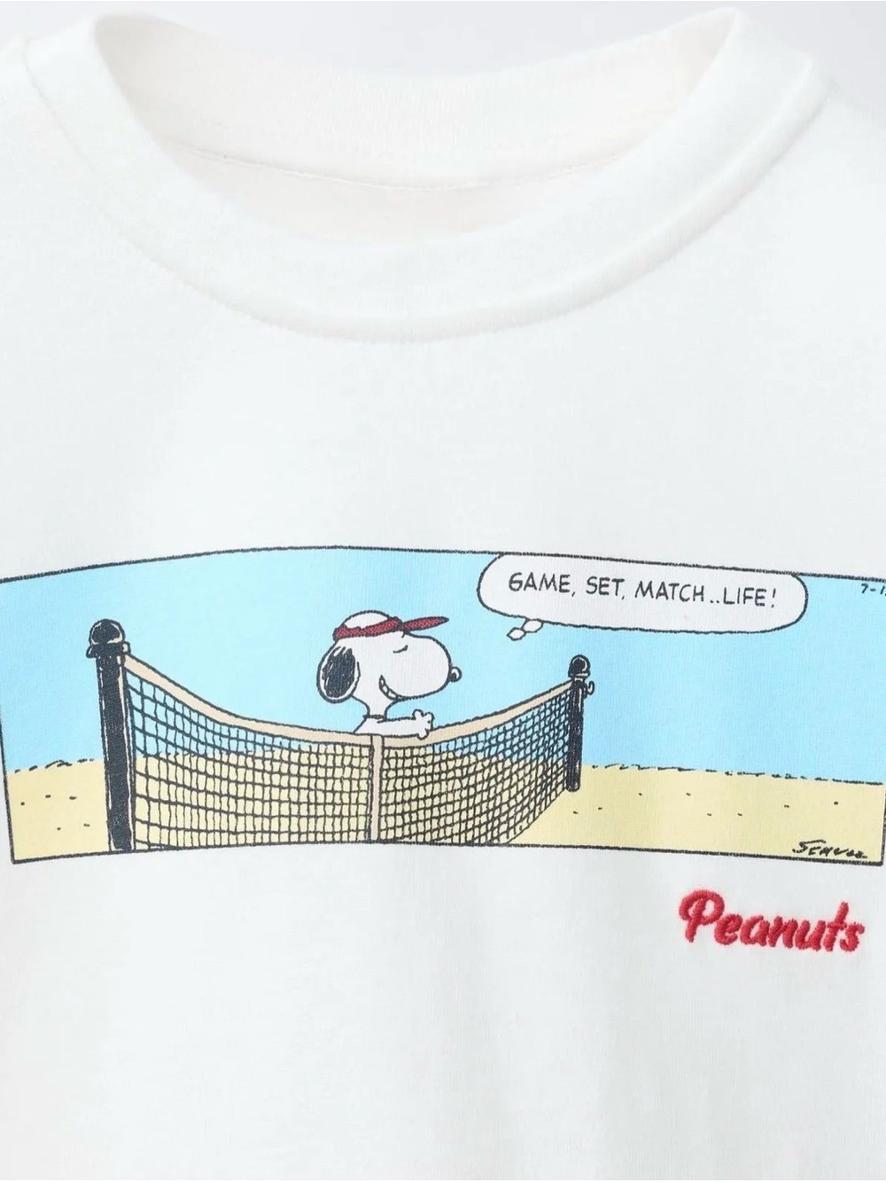 Zara snoopy peanuts t-shirt